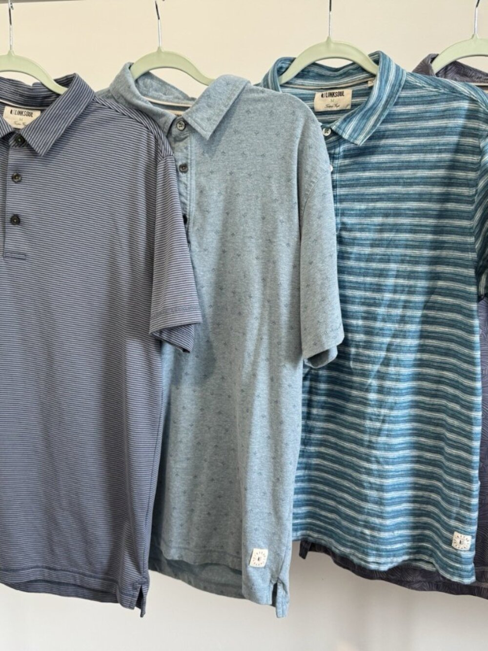 LinkSoul Golf Polo Bundle Men's Medium Set of 4 Casual Polos